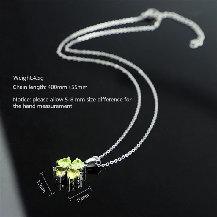 clover pendant necklace 04 clover pendant necklace 04