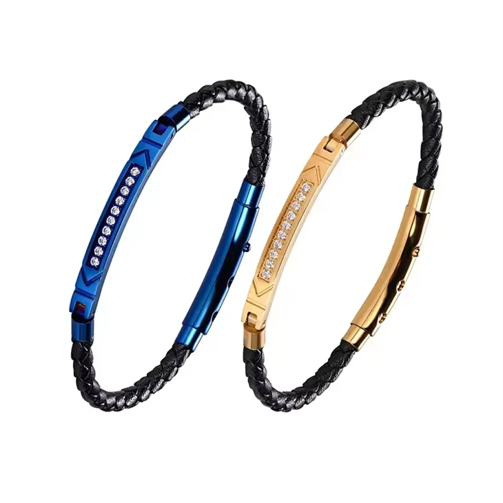 Custom Charm Magnet Clasp Genuine Real Leather Watch Strap Custom Charm Magnet Clasp Genuine Real Leather Watch Strap